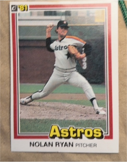 1981 Donruss #260 Nolan Ryan Houston Astros — front