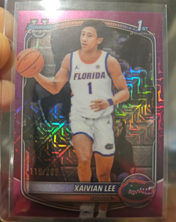 2025 Bowman Chrome #BCP-28 Xaivian Lee — front