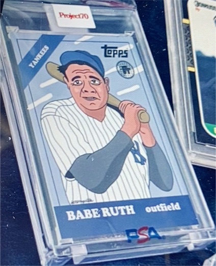 2021 Topps Project 70 #287 Babe Ruth by Toy Tokyo — front