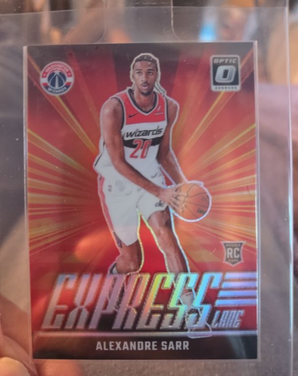 2024-25 Donruss Optic #11 Alexandre Sarr Express Lane — front