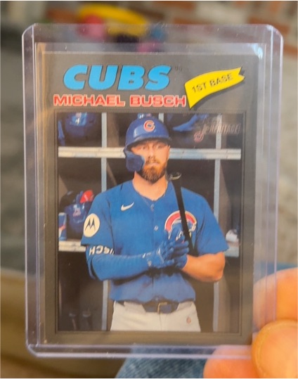 2026 Topps Heritage #305 Michael Busch — front