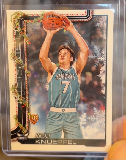 2025-26 Topps Holiday #H164 Kon Knueppel — front
