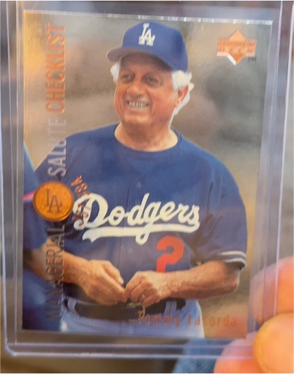 1996 Upper Deck #478 Tommy Lasorda — front
