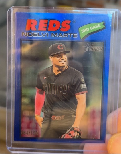 2026 Topps Heritage #100 Noelvi Marte — front