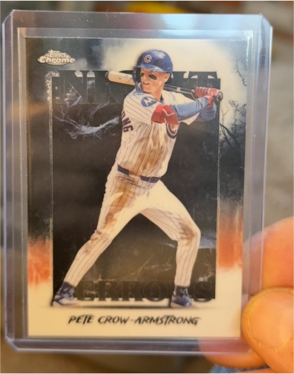 2025 Topps Chrome Update Series #NT-23 Pete Crow-Armstrong Night Terrors — front
