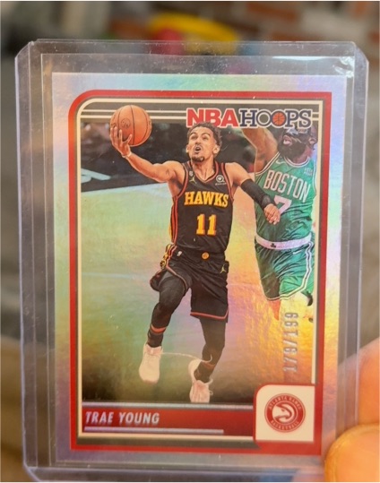 2023-24 Panini NBA Hoops #117 Trae Young — front