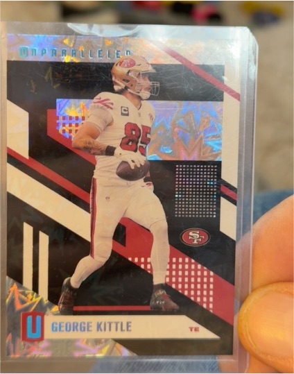 2021 Panini Chronicles Unparalleled #UNP-50 George Kittle — front