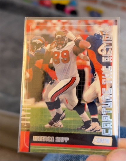 2000 Topps Stadium Club #CA27 Warren Sapp — front