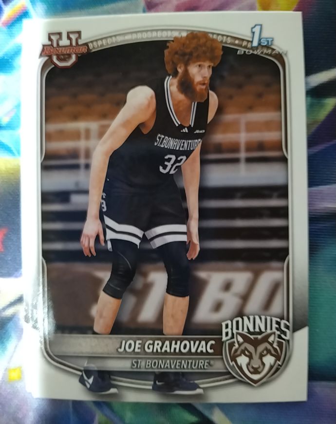 2025 Bowman Basketball Prospects #BPP-24 Joe Grahovac — front
