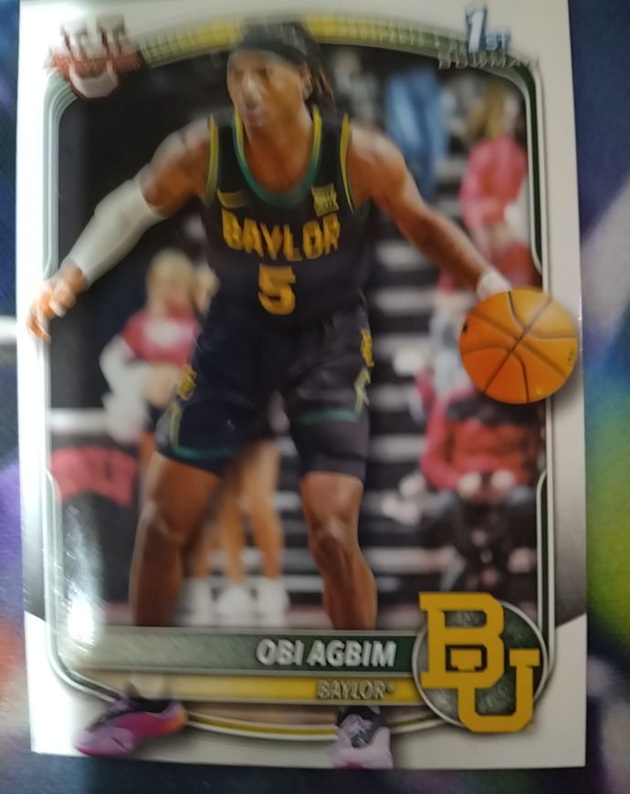 2025 Bowman Paper Prospects #BPP-9 Obi Agbim — front
