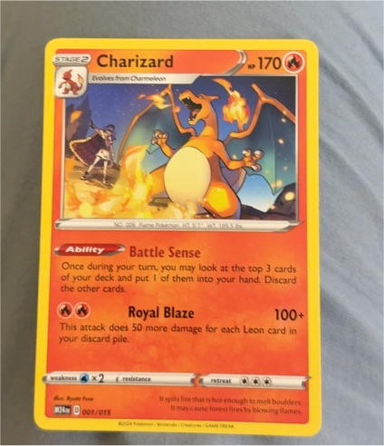 2024 Pokémon #001 Charizard — front