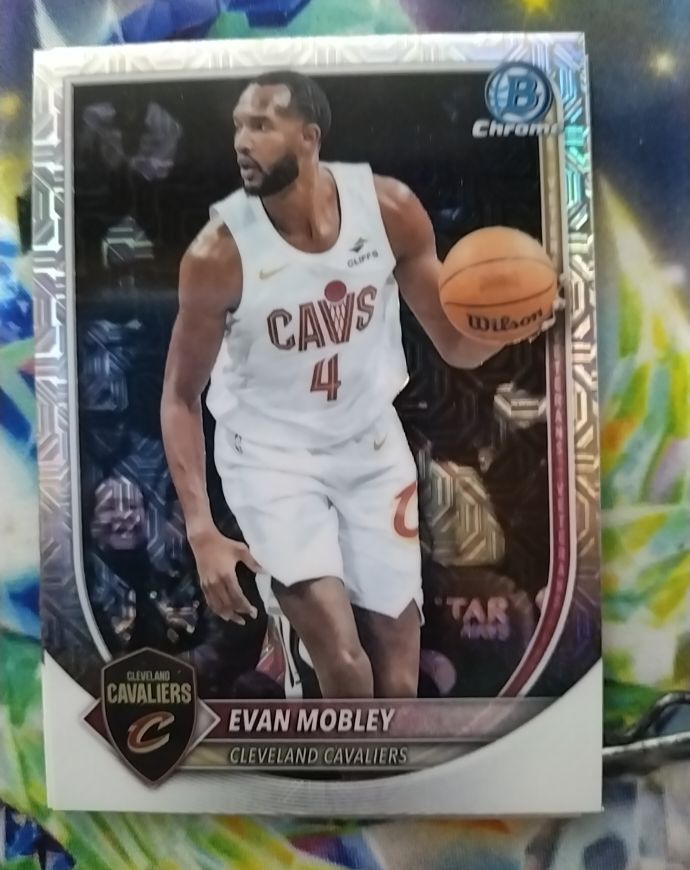 2025 Bowman Chrome #BCV-93 Evan Mobley — front
