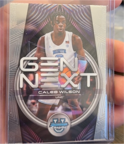 2025-26 Bowman Chrome #GN-9 Caleb Wilson Gen Next — front