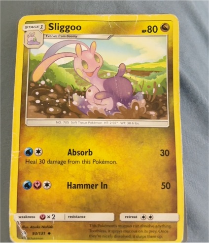 2018 Pokemon Sun & Moon Forbidden Light #93 Sliggoo — front