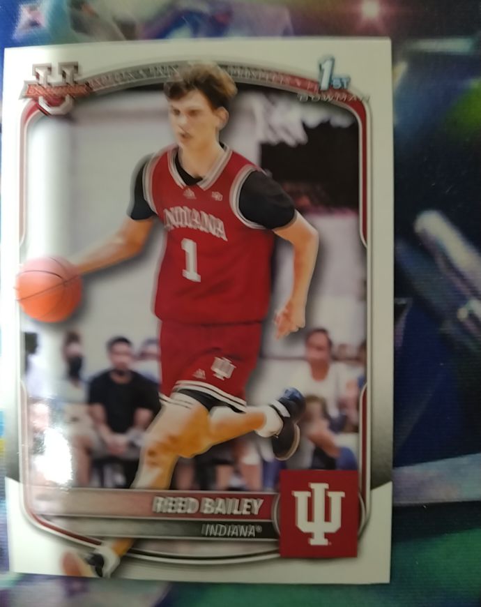 2025-26 Bowman Basketball Prospects 1st Bowman #BPP-27 Reed Bailey — front