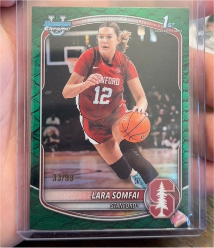 2025 Topps Bowman Chrome University #BCP-44 Lara Somfai — front