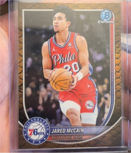 2025-26 Bowman Chrome #BCV-65 Jared McCain — front