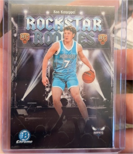 2025 Bowman Chrome Rockstar Rookies #RR-4 Kon Knueppel — front