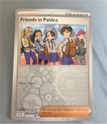 2022 Pokémon SV: Prismatic Evolutions #109 Friends in Paldea — front