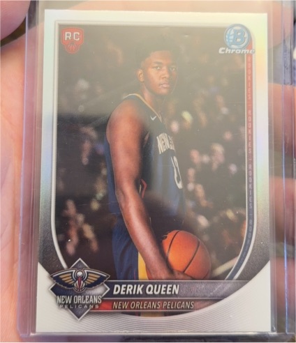 2025-26 Bowman Chrome #BCV-13 Derik Queen — front