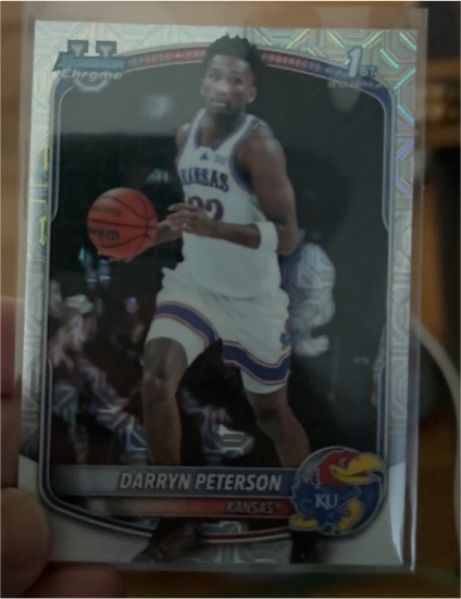 2025 Bowman Chrome #BCP-2 Darryn Peterson — front