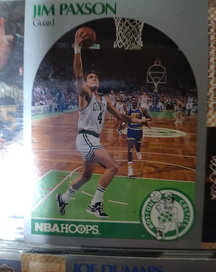 1990-91 NBA Hoops #46 Jim Paxson — front