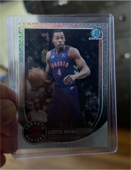 2025 Bowman Chrome #BCV-68 Scottie Barnes — front