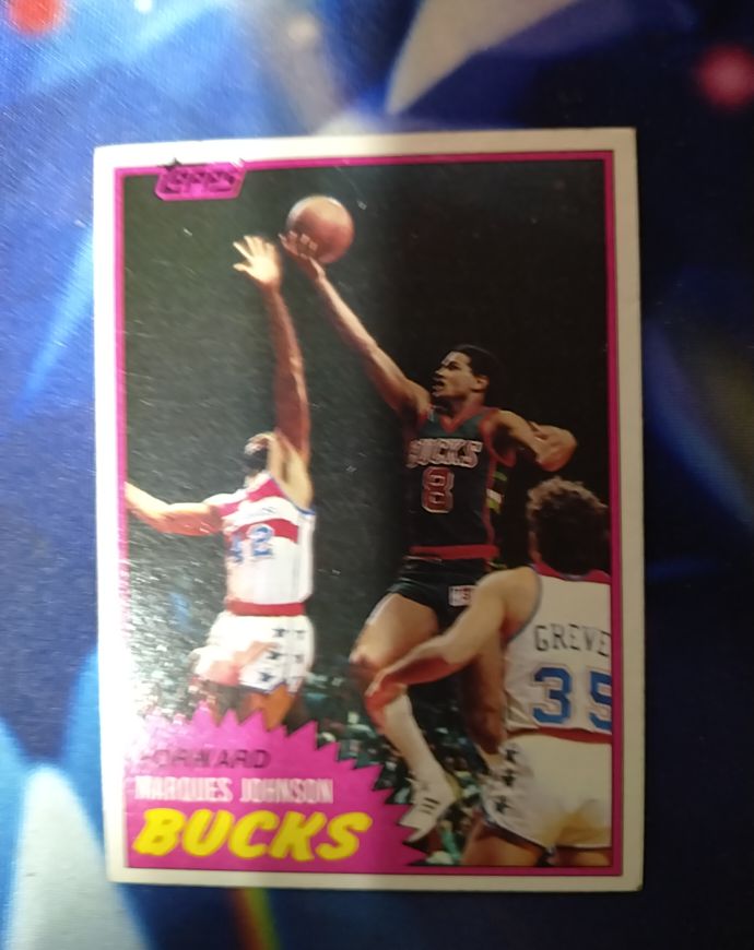 1981-82 Topps #108 Marques Johnson — front