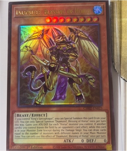 2020 Yu-Gi-Oh! CH02-EN023 Duamutef, Blessing of Horus — front