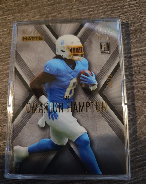 2025 Wild Card Matte X-Plode #MXP-N-OH Omarion Hampton Rookie — front