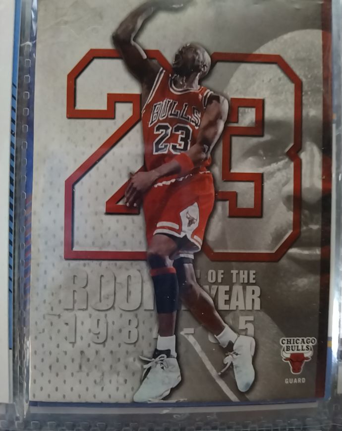 1995 Upper Deck #23 Michael Jordan Rookie of the Year — front