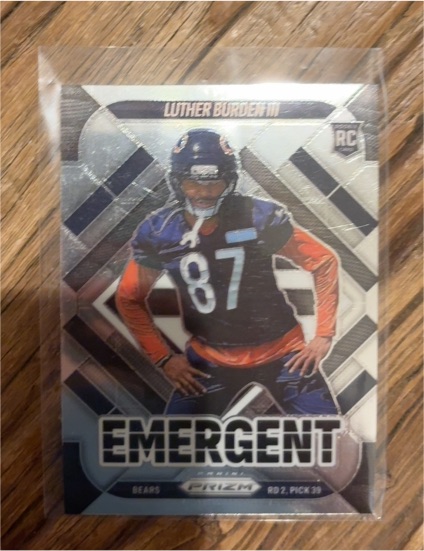 2025 Panini Prizm #19 Luther Burden III Emergent Rookie Card — front