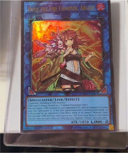 2020 Yu-Gi-Oh! CH02-EN043 Hiita the Fire Charmer, Ablaze — front