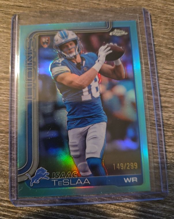 2025 Topps Chrome #320 Isaac TeSlaa — front