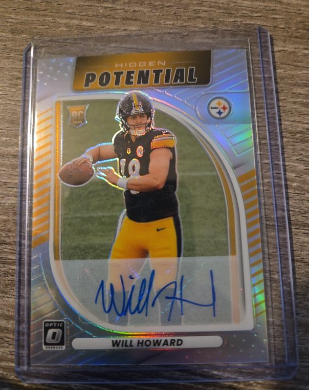 2025 Panini Donruss Optic #19 Will Howard Hidden Potential — front