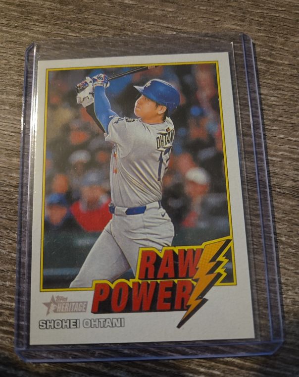 2026 Topps Heritage Raw Power #RP-SO Shohei Ohtani — front