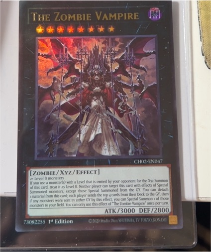 2020 Yu-Gi-Oh! CH02-EN047 The Zombie Vampire — front