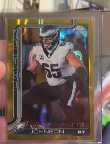 2025 Topps Chrome #246 Lane Johnson — front