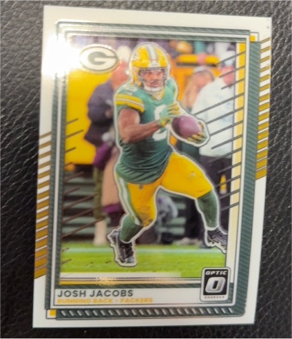 2025 Panini Donruss Optic #128 Josh Jacobs — front