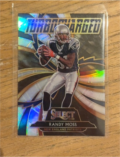 2020 Panini Select #T5 Randy Moss Turbocharged — front