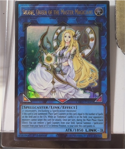 Yu-Gi-Oh! CH02-EN049 Selene, Queen of the Master Magicians — front