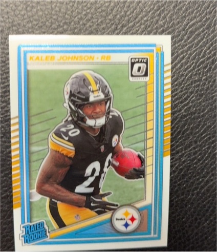 2025 Panini Donruss Optic #232 Kaleb Johnson — front