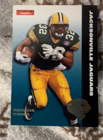 1995 SkyBox Impact #69 Reggie Cobb — front
