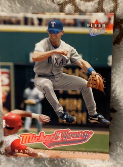2005 Fleer Ultra #157 Michael Young — front
