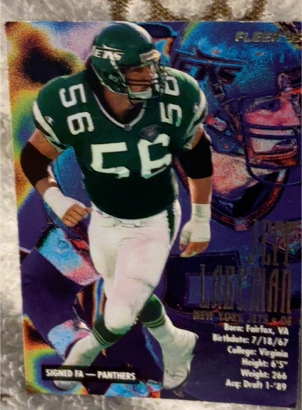 1995 Fleer #293 Jeff Lageman — front