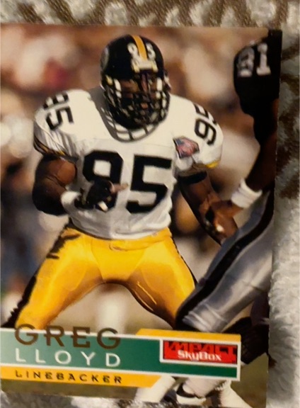 1995 SkyBox Impact #115 Greg Lloyd — front