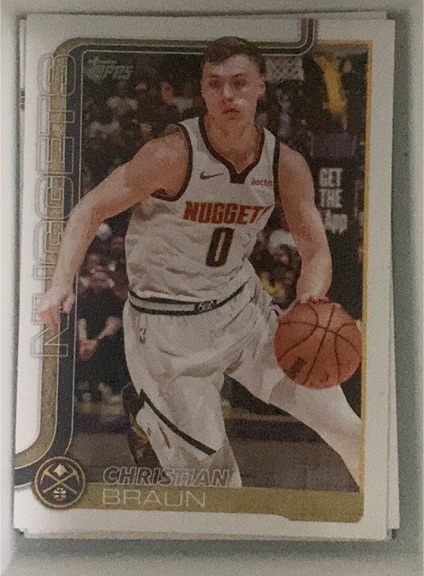 2025-26 Topps Basketball #102 Christian Braun — front