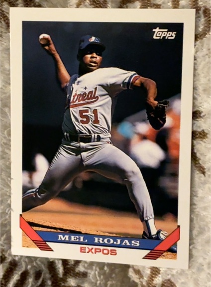 1993 Topps #341 Mel Rojas — front