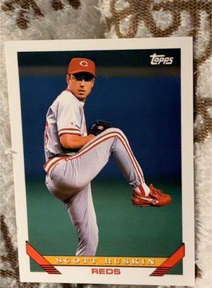 1993 Topps #328 Scott Ruskin — front