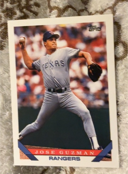 1993 Topps #253 Jose Guzman — front
